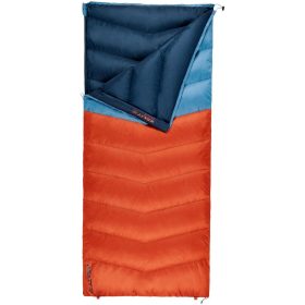 Kelty Galactic 30 Sleeping Bag: 30F Down Rooibos Tea/Aegean Blue, Regular