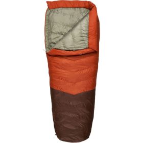 Kelty Supernova 40 Sleeping Bag: 40F Down Duffel Bag/Dill/Cathay Spice, Long/Right Zip