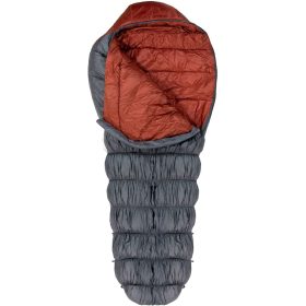 Klymit KSB 20 Down Sleeping Bag: 20F Down Rust Red/Grey, Extra Large