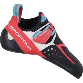 La Sportiva Solution Comp Climbing Shoe - Women's Hibiscus/Malibu Blue, 33.5