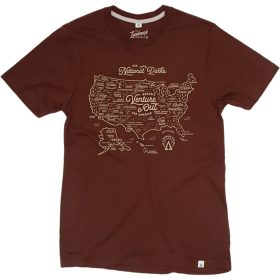 Landmark Project NPS Map Short-Sleeve T-Shirt Redwood, S