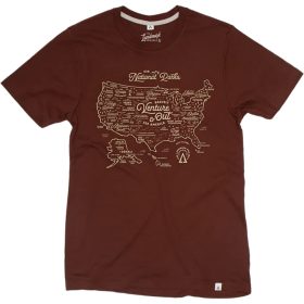 Landmark Project NPS Map Short-Sleeve T-Shirt Redwood, XL