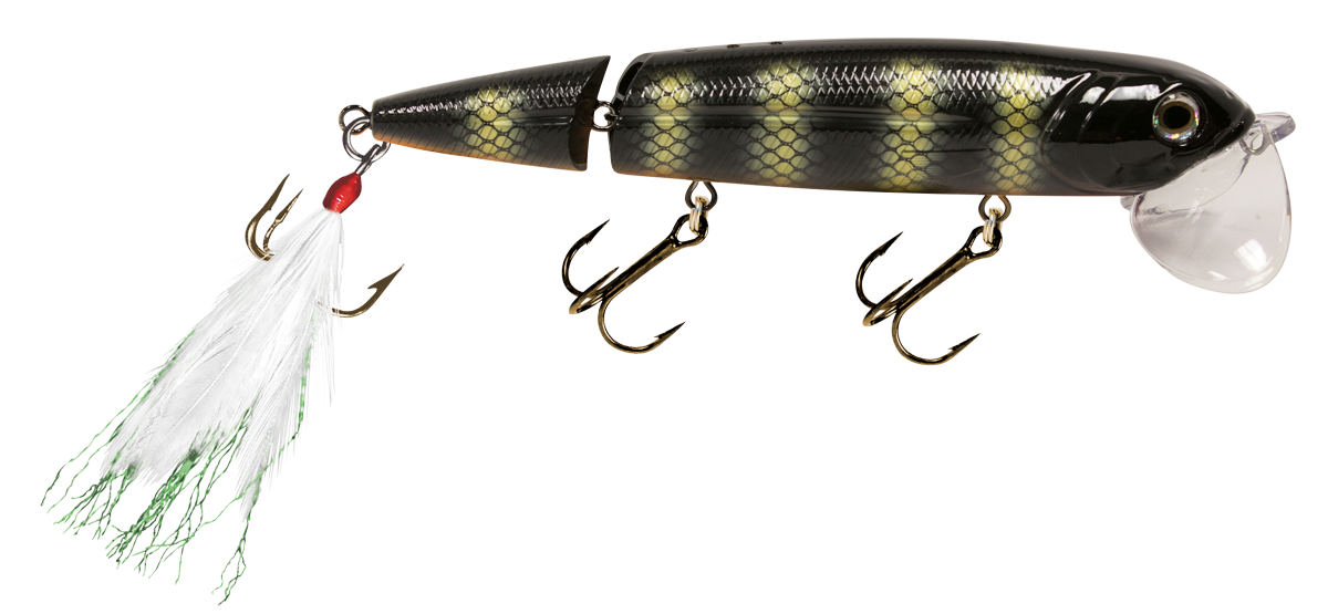 Livingston Lures Walking Boss II Magnum Topwater - 8" - Black Perch