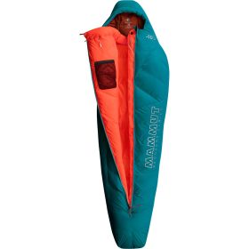 Mammut Perform Down Sleeping Bag: 14F Down - Women's Petrol, M