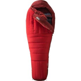 Marmot CWM Sleeping Bag: -40F Down Team Red/Redstone, Long/Right Zip