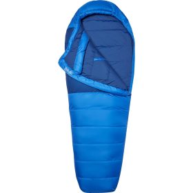 Marmot Lost Coast Sleeping Bag: 15F Down Trail Blue/Twilight, Reg/Left Zip