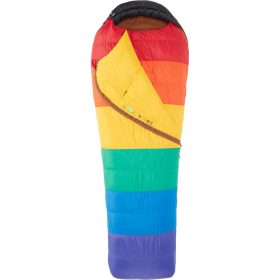 Marmot Rainbow Yolla Bolly 30 Sleeping Bag: 30F Down Rainbow, Left Zip