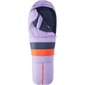 Marmot Teton Sleeping Bag: 15F Down - Women's Paisley Purple/Arctic Navy, Long/Dual Zip