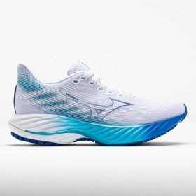 Mizuno Wave Rider 28 Women's Running Shoes White/Mugen Blue