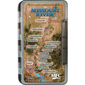 Montana Fly Company Waterproof Fly Box Missouri River Map, Large