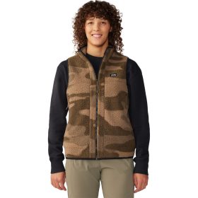 Mountain Hardwear HiCamp Fleece Printed Vest - Women's Darklands Calaveras Camo Print, XS