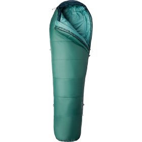 Mountain Hardwear Shasta Sleeping Bag: 15F Synthetic - Women's Mint Palm, Long/Right Zip