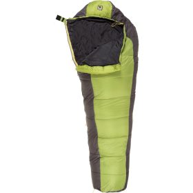 Mountainsmith Antero Sleeping Bag: 35F Synthetic Citron Green, Reg/Right Zip