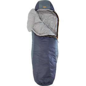 NEMO Equipment Inc. Tempo 20 Sleeping Bag: 20F Synthetic Odyssey Gray/Titanium, Long