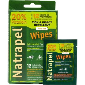 Natrapel Tick & Insect Repellent Wipes - 12-Pack One Color, One Size