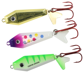 Northland Fishing Tackle Buck-Shot Coffin Spoon Kit - 1-1/2", 3/8 oz. - Assorted 4