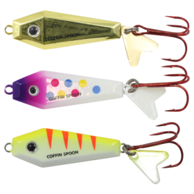 Northland Fishing Tackle Buck-Shot Coffin Spoon Kit - 1-1/8", 3/16 oz. - Assorted 2