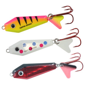 Northland Fishing Tackle Buck-Shot Coffin Spoon Kit - 1-3/8", 1/4 oz. - Assorted 3