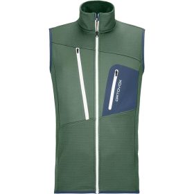 Ortovox Fleece Grid Vest - Men's Green Forest, XXL