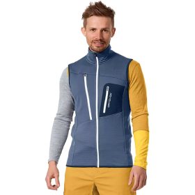 Ortovox Fleece Grid Vest - Men's Night Blue, L