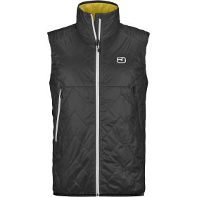 Ortovox Swisswool Piz Vial Vest - Men's Black Raven, L