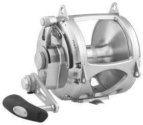 PENN International VIS Silver Two-Speed Lever Drag Reel - 2.3:1/1.1:1 - 100 lbs.