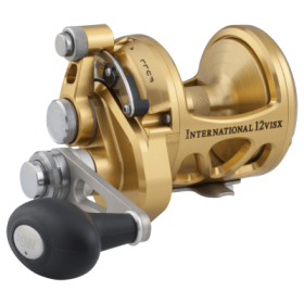 PENN International VISX Gold Two-Speed Lever Drag Reel - 5.1:1/1.8:1 - 12/1030