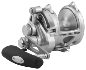 PENN International VISX Silver Two-Speed Lever Drag Reel - 4.1:1/1.4:1 - 50/365