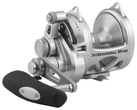 PENN International VISX Silver Two-Speed Lever Drag Reel - 4.1:1/1.4:1 - 50/440