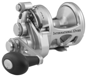 PENN International VISX Silver Two-Speed Lever Drag Reel - 5.1:1/1.8:1 - 12/1030