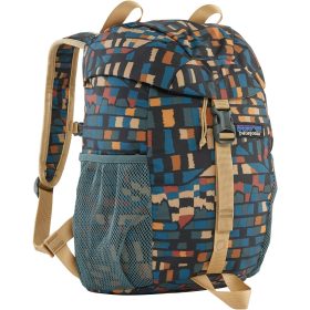 Patagonia Refugito 12L Day Pack - Kids' Fitz Roy Patchwork: Ink Black, One Size