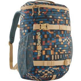 Patagonia Refugito 18L Day Pack - Kids' Fitz Roy Patchwork: Ink Black, One Size