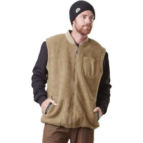 Picture Organic Enderby Fleece Vest - Men's Dark Stone, XXL