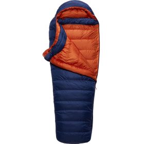 Rab Ascent 700 Sleeping Bag: 17F Down - Women's Nightfall Blue, Reg/Left Zip