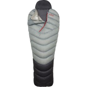 Rab Mythic Ultra 120 Modular Sleeping Bag: 32F Down Cloud/Graphene, Reg/Left Zip