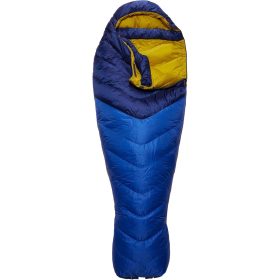 Rab Neutrino 400 Sleeping Bag: 20F Down Nightfall Blue, Long Wide/Left Zip