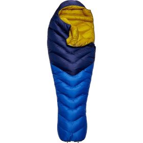 Rab Neutrino 600 Sleeping Bag: 10F Down Nightfall Blue, Long Wide/ Left Zip