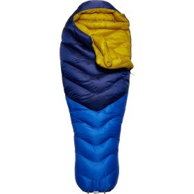 Rab Neutrino 600 Sleeping Bag: 10F Down - Women's Nightfall Blue, Reg/Left Zip