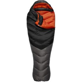 Rab Neutrino Pro 900 Sleeping Bag: -10F Down Granite, Long/Left Zip