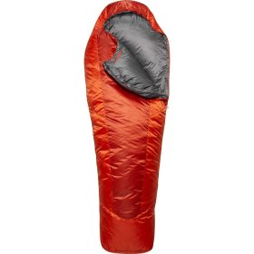 Rab Solar Eco 1 Sleeping Bag: 35F Synthetic Red Clay, Long/Left Zip