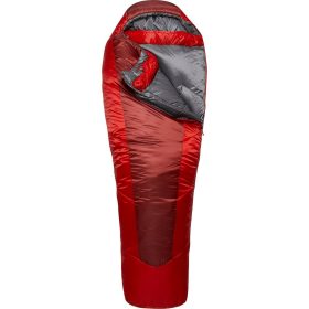 Rab Solar Eco 3 Sleeping Bag: 20F Synthetic Oxblood Red, Long X-Wide/Left Zip