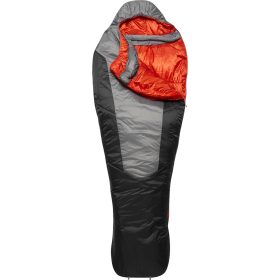 Rab Solar Ultra 1 Synthetic Sleeping Bag Granite, Reg/Left Zip