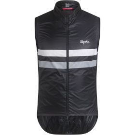 Rapha Brevet Gilet - Men's Black/Light Grey/White, L