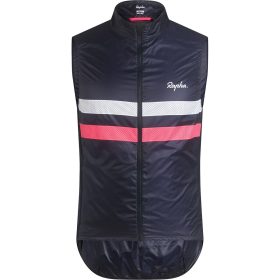 Rapha Brevet Gilet - Men's Dark Navy/Hi-Vis Pink/White, XS