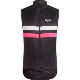 Rapha Brevet Insulated Gilet - Men's Dark Navy/Hi-Vis Pink/Silver, L