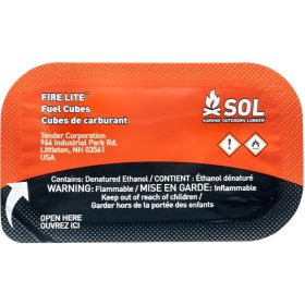 S.O.L Survive Outdoors Longer Fire Lite Fuel Cubes in Box