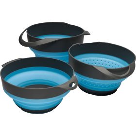 S.O.L Survive Outdoors Longer Flat Pack Bowls & Strainer Set