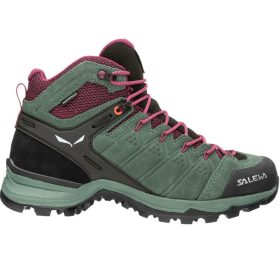 Salewa Alp Mate Mid WP Hiking Boot - Women's Duck Green/Rhododendon, 7.0