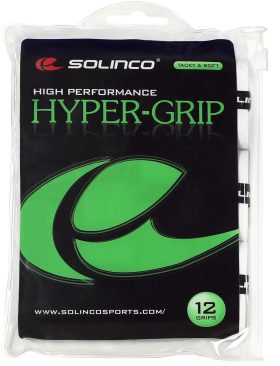 Solinco HyperGrip Overgrip 12-Pack (Black)
