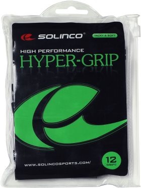Solinco HyperGrip Overgrip 12-Pack (White)
